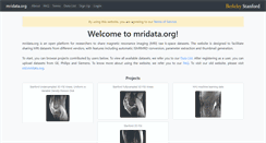 Desktop Screenshot of mridata.org